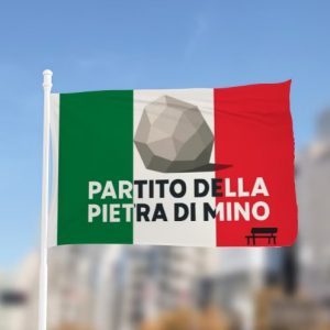 BANDIERA DEL PARTITO PIETRA DI MINO